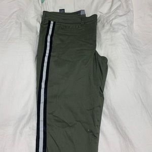 side striped work pants